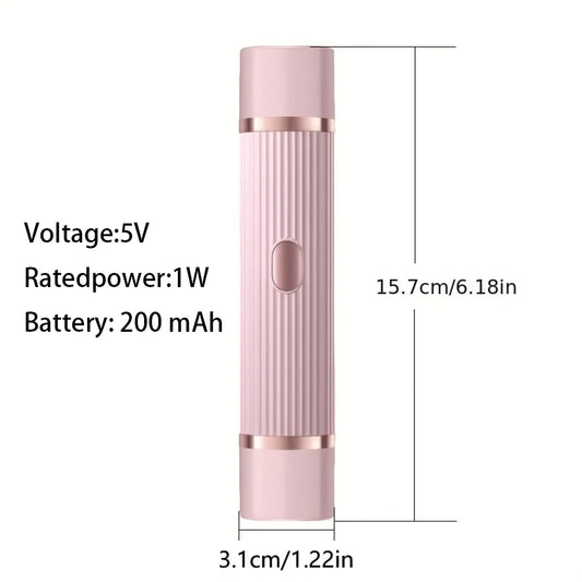 Two in one women's electric shaver - suitable for eyebrows, face, legs, and armpits, portable wet and dry hair remover