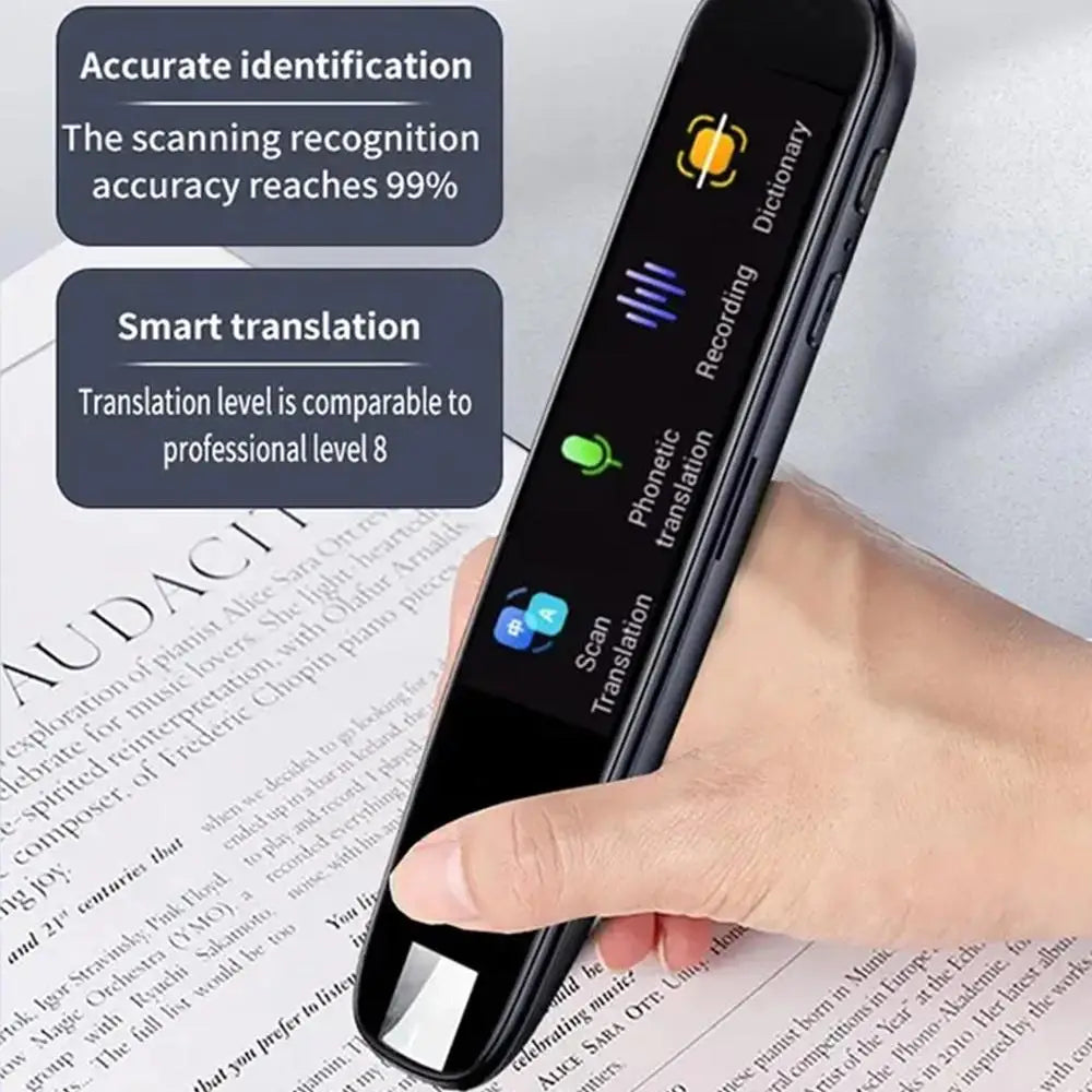 Student Mobile Scanning Reading Pen With Language Translation Portable Scan Reader Pen For Multilingual Translation
