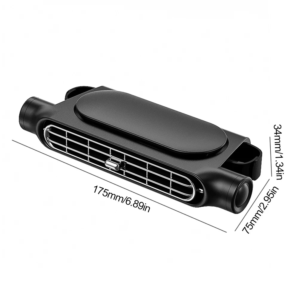 Portable Car Seat Fan 3 Speeds Adjustable Car Headrest Cooling Air Fan USB Powered Car Seat Cooling Fan Summer Car Accessories