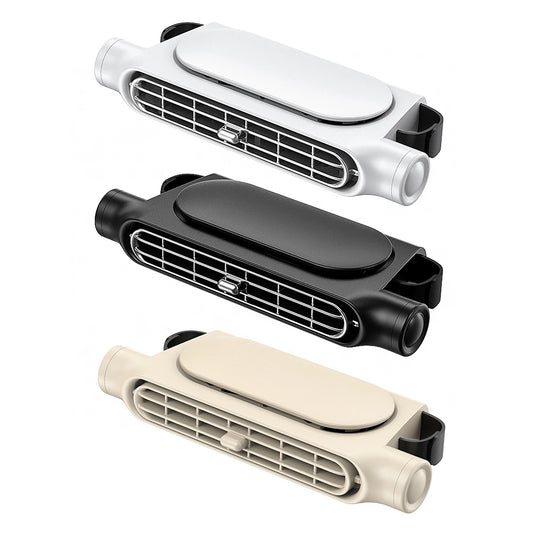 Portable Car Seat Fan 3 Speeds Adjustable Car Headrest Cooling Air Fan USB Powered Car Seat Cooling Fan Summer Car Accessories