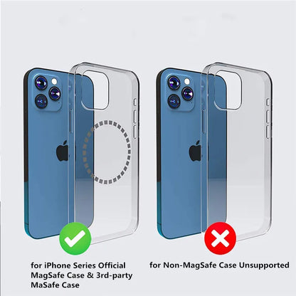Magnetic Phone Holder for MagSafe Adjustable Neck Phone Holder Gooseneck Cell Phone Holder for iPhone 16 15 14 13 12 Pro Max