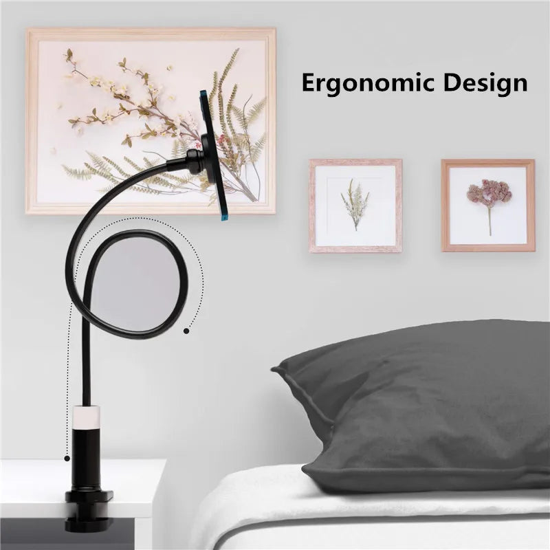 Magnetic Phone Holder for MagSafe Adjustable Neck Phone Holder Gooseneck Cell Phone Holder for iPhone 16 15 14 13 12 Pro Max